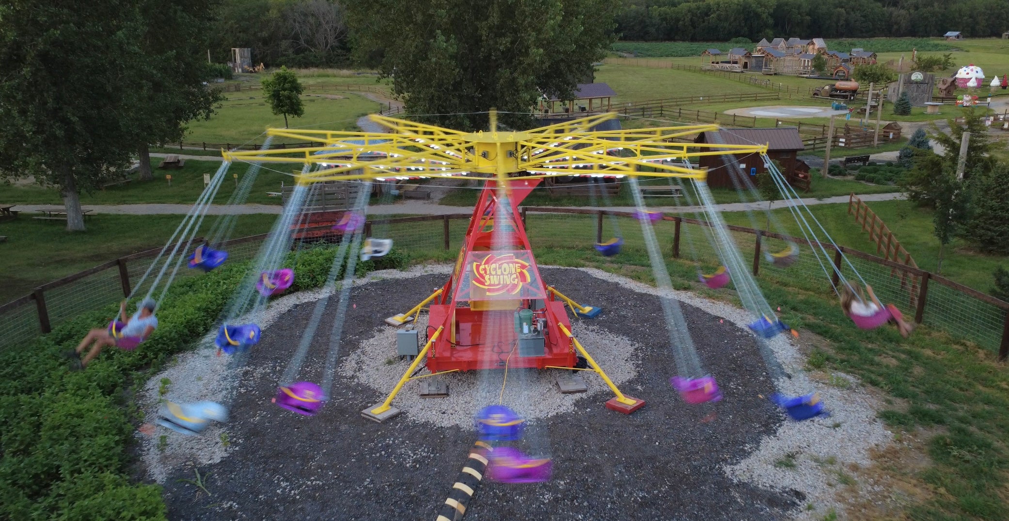 Cyclone Amusement Ride