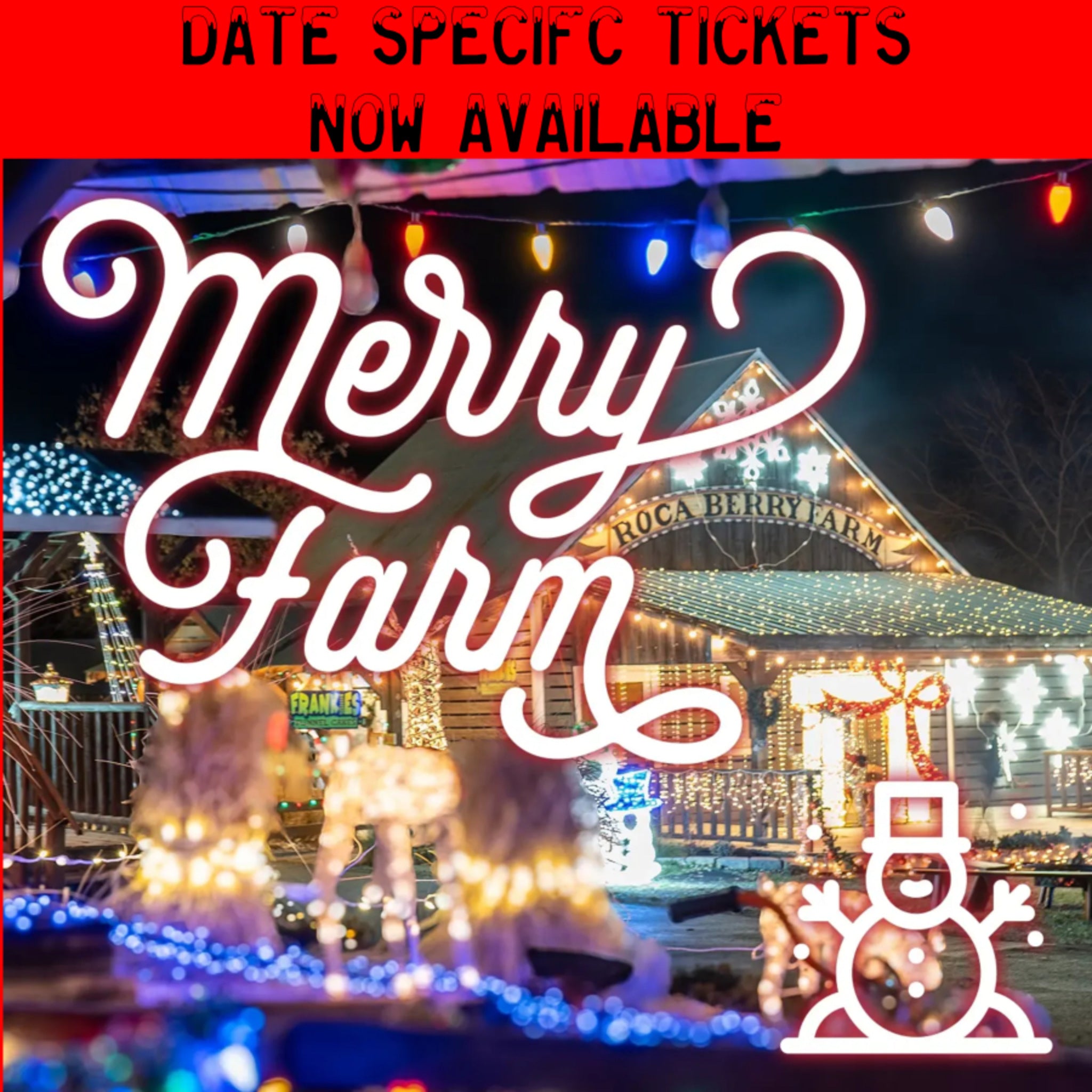 Roca Merry Farm 2025 Date Specific