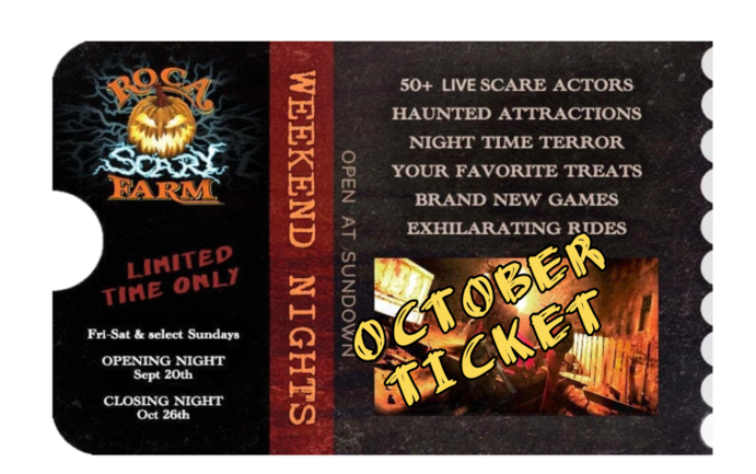 (OCTOBER) Roca Scary Farm (Buy online & Save)