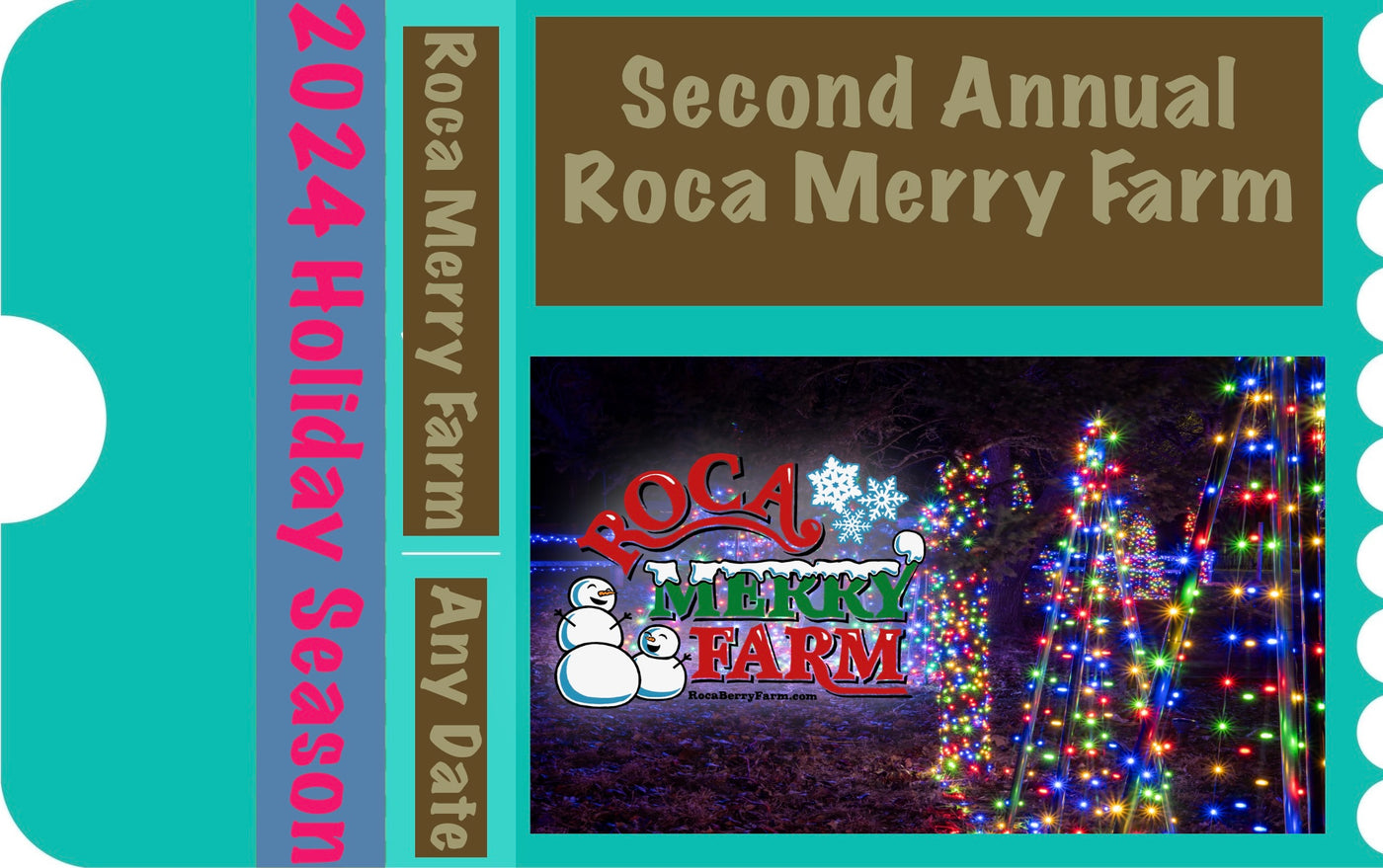 Roca Merry Farm Date Sensitive Tickets