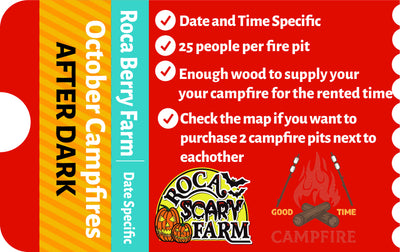 October Nighttime Campfires - OCT 13th, 14th, 15th