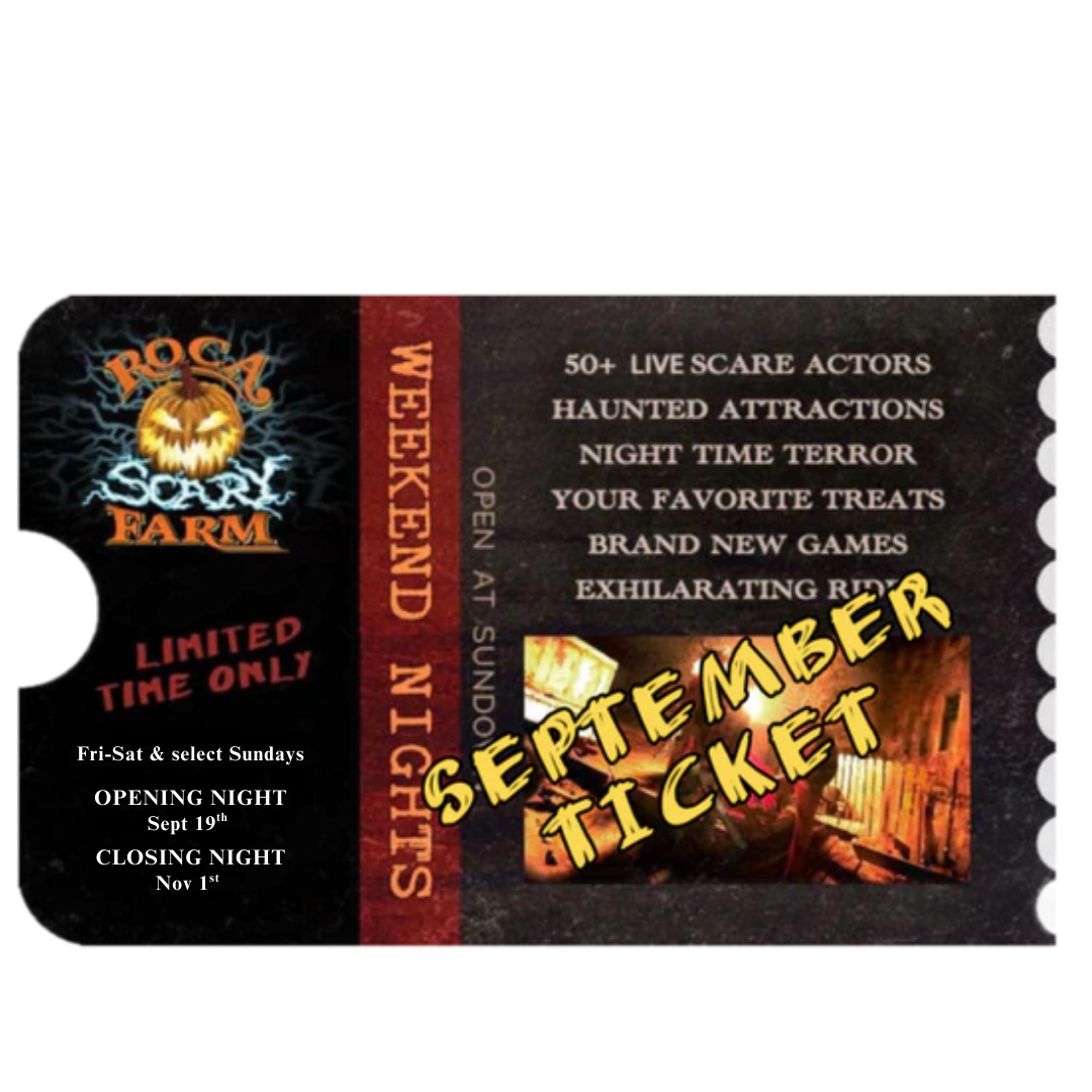 (SEPTEMBER) Roca Scary Farm